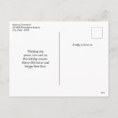 Holly Jolly Santa Claus Retro Weihnachten (Rückseite)