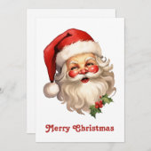 Holly Jolly Santa Claus Retro Weihnachten (Vorne/Hinten)