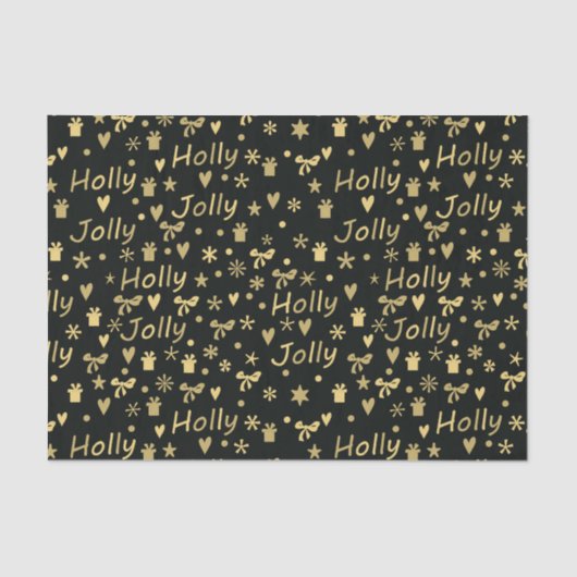 Holly jolly seidenpapier (Vorderseite)
