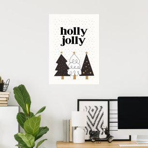 Holly Jolly Skandinaviäre Weihnachten Poster