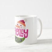 Holly Jolly Snowman Kaffeetasse (VorderseiteRechts)