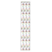 Holly Jolly Snowman Mittelgroßer Tischläufer (Vorderseite)