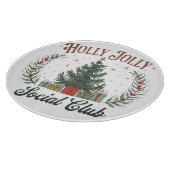 Holly Jolly Social Club Schneidebrett (Ecke)