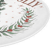 Holly Jolly Social Club Schneidebrett (Ecke)