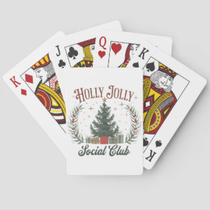 Holly Jolly Social Club Spielkarten