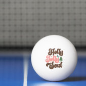 Holly Jolly Soul Retro Groovy Tischtennisball (Netto)