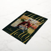 Holly Jolly Stars Foto Goldene Karte (Gedreht)