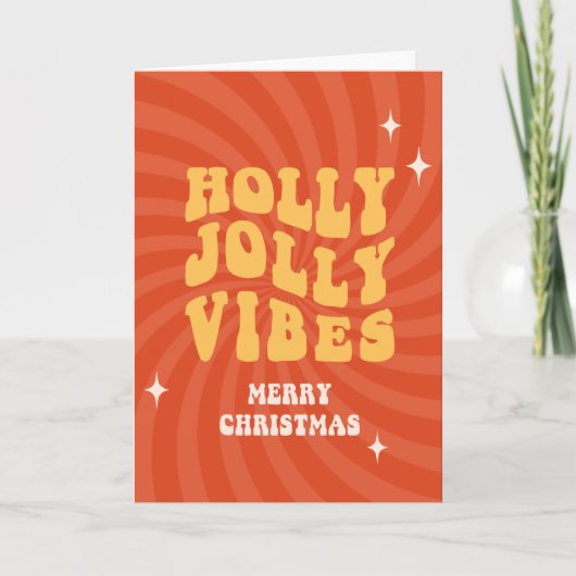 Holly Jolly Vibes - Frohe Weihnachten (Vorderseite)