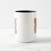 Holly Jolly Vibes - Retro Holiday Cheer Tasse (Zentrum)
