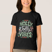 Holly Jolly Vibes Tri-Blend Shirt (Vorderseite)