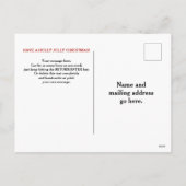 Holly jolly Vintag Santa Claus Frohe Weihnachten (Rückseite)