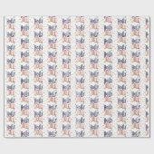 Holly Jolly - Weihnachten Niedlich Geschenkpapier (Flach)