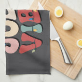 Holly Jolly Weihnachtsgeschenk Familie Weihnachtsf Geschirrtuch (Viertel Falte)