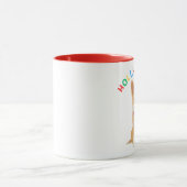 Holly Jolly Welsh Corgi Tasse (Zentrum)