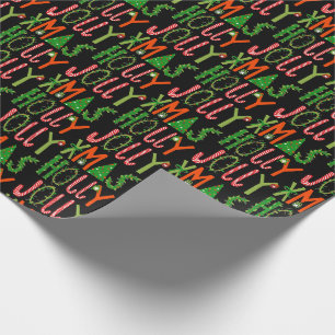 HOLLY JOLLY XMAS GESCHENKPAPIER