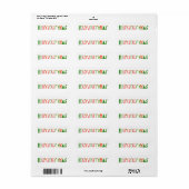 HOLLY JOLLY XMAS Holiday Christmas Cute Hand-Drawn (Vorne)