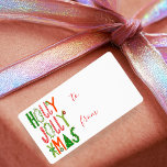 HOLLY JOLLY XMAS Sweet Holiday Weihnachten<br><div class="desc">Ich hoffe,  Ihnen gefällt dieses Design. Fügen Sie Ihren eigenen Text hinzu. Karo in meinem Shop für weitere Designs und passende Artikel von Packpapier bis Küchentücher!</div>
