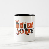 Holly Jolly Zweifarbige Tasse (Mittel)