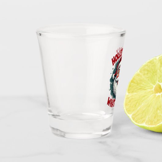 Holly Joly Was Funny Weihnachtsweihnacht Schnapsglas (Links)