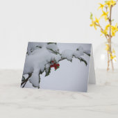 Holly Karte (Gelbe Blume)