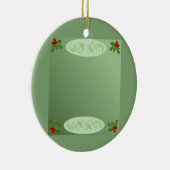 Holly Keramik Ornament (Rechts)