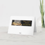 Holly King Feiertagskarte (Rückseite)