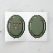 Holly King Holiday Card Feiertagskarte (Innenseite)