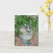 Holly King Karte (Gelbe Blume)