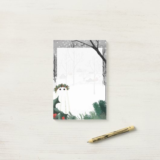 Holly King Notepad Post-it Klebezettel (Auf Schreibtisch)