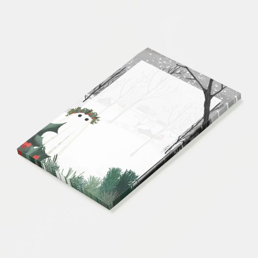 Holly King Notepad Post-it Klebezettel (angewinkelt)