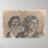 Holly King Oak King by Portia St Luke Poster (Vorne)