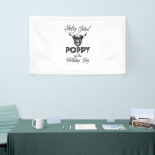 Holly Kuh Mohn der Geburt Boy Highland Kuh 1 Banner (Messeveranstaltung)