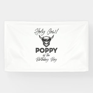 Holly Kuh Mohn der Geburt Boy Highland Kuh 1 Banner