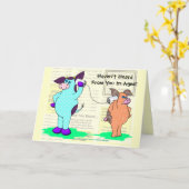 Holly Kuh "Nenn mich!" Karte (Gelbe Blume)