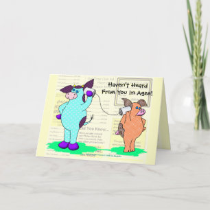 Holly Kuh "Nenn mich!" Karte