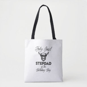 Holly Kuh Stepdad der Geburt Boy Highland Kuh Tasche