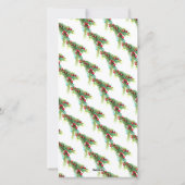 Holly Lantern Christmas Feiertagskarte (Rückseite)