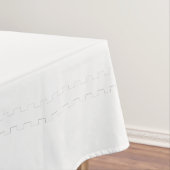 Holly Laurel Wreath Monogram Holiday Tablecloth Tischdecke (Beispiel)