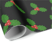 Holly Leaf Geschenkpapier (Rolleneckpunkt)