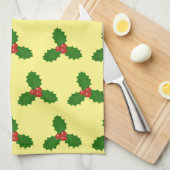 Holly Leaf Geschirrtuch (Viertel Falte)