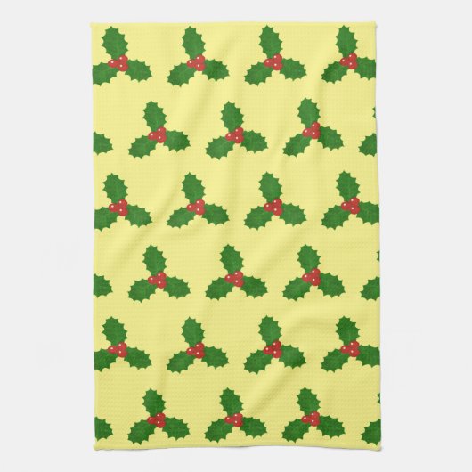 Holly Leaf Geschirrtuch (Vertikal)