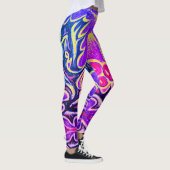 Holly Leaf und Berry Colorful Leggings (Rechts)