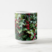 Holly leaves and Berries Kaffeetasse (Mittel)