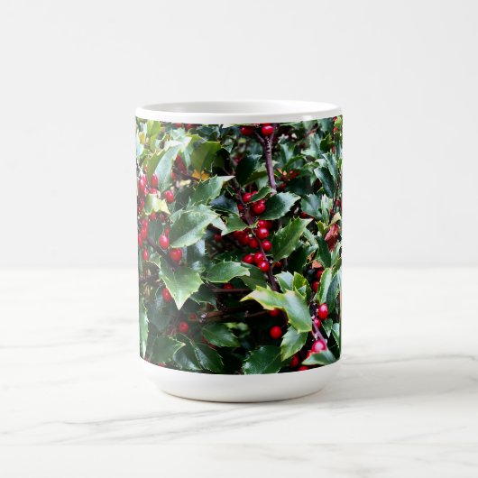 Holly leaves and Berries Kaffeetasse (Mittel)