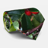 Holly leaves and Berries Krawatte (Gerollt)