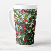 Holly leaves and Berries Milchtasse (Linke Ecke)