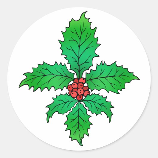 Holly Lilie Stickers (Vorderseite)
