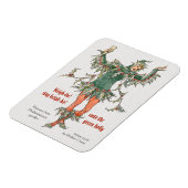 Holly man Walter Crane Blume aus Shakespeare Magnet (Linke Seite)
