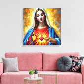 Holly Mary Maria Madonna Mariana Virgin Mary Leinwanddruck (Insitu (Wohnzimmer))