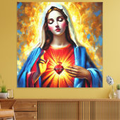 Holly Mary Maria Madonna Mariana Virgin Mary Leinwanddruck (Insitu (Wohnzimmer))